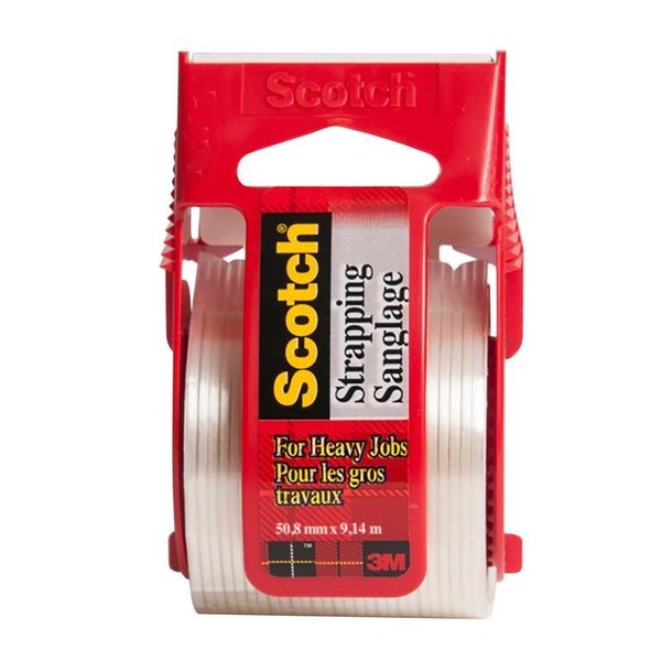 Scotch 1.88 in. W X 360 in. L Strapping Tape Clear 50